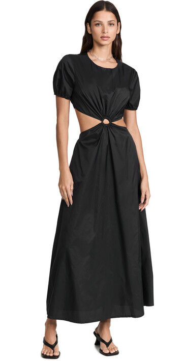STAUD Calypso Dress in black