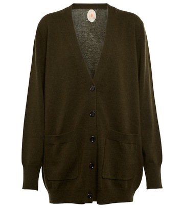 Jardin des Orangers Wool and cashmere cardigan in green