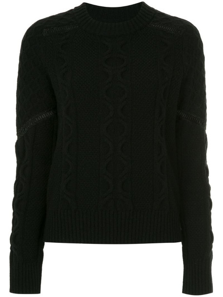 Onefifteen loose fitted sweater in black