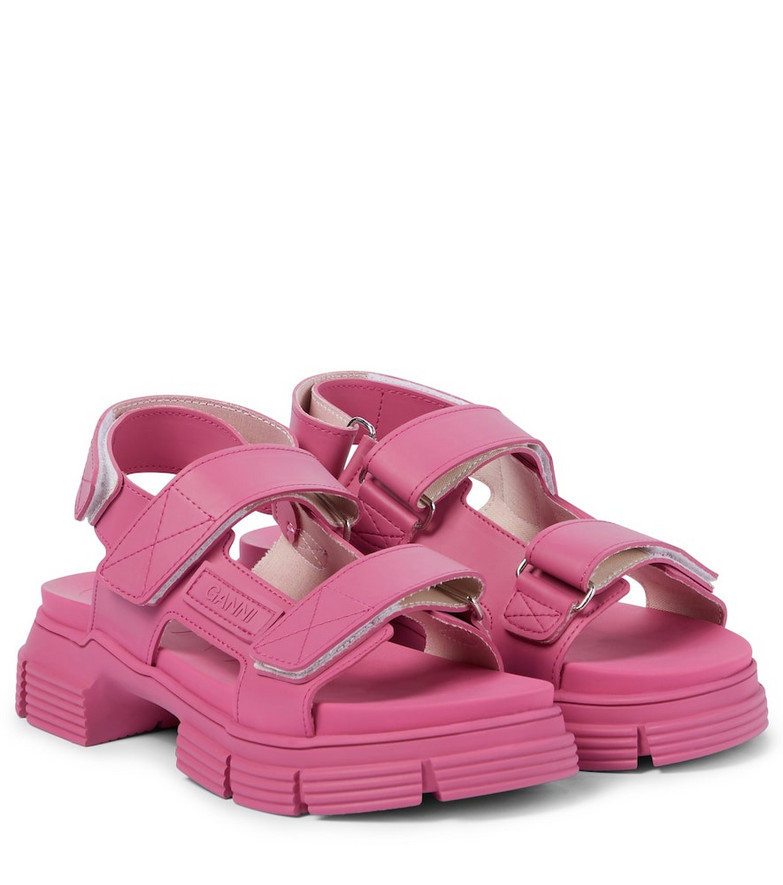 Ganni Trekking sandals in pink