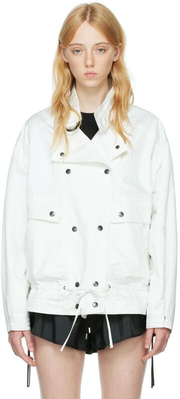 Isabel Marant Off-White Cotton Jacket in ecru