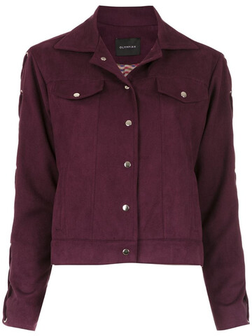 Olympiah Napoles jacket in red