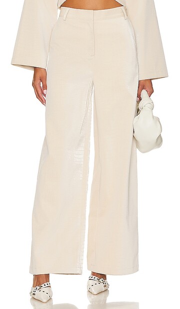 line & dot inspire pants in ivory
