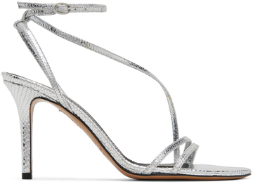 isabel marant silver axee sandals