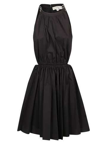 Michael Kors Ctn Chain Neck Dress in black