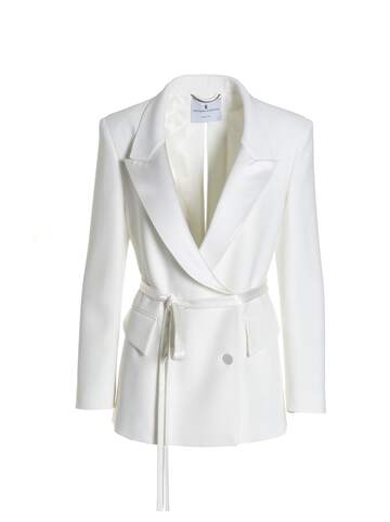 Ermanno Scervino Cut-out Detail Blazer Jacket in white