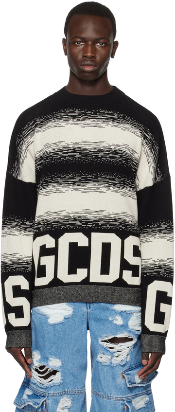 gcds black degradé sweater