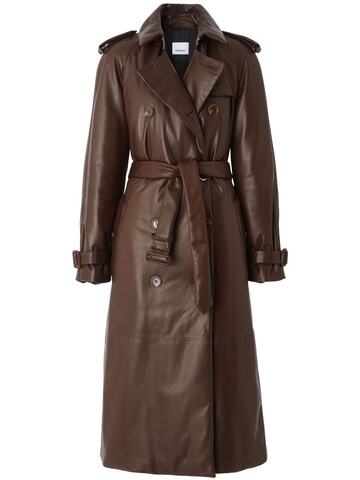 BURBERRY Waterloo Leather Trench Coat