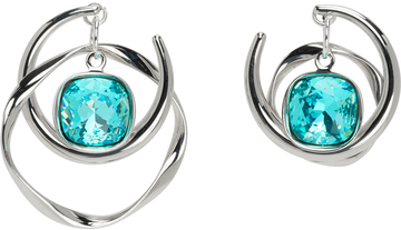Mounser Silver Gulf Mismatched Earrings in turquoise