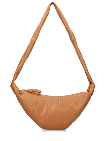 LEMAIRE Small Croissant Soft Nappa Leather Bag in brown