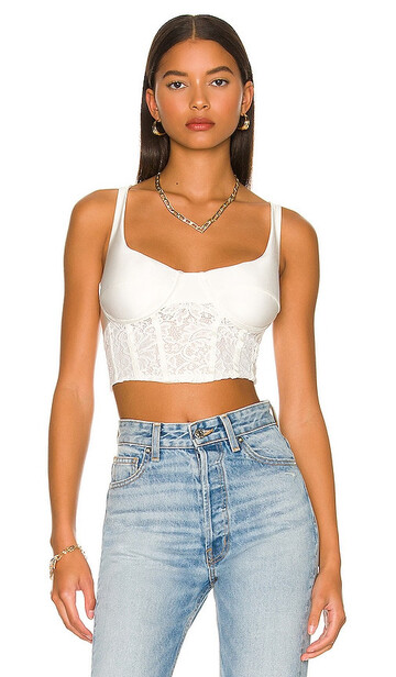 afrm simi top in ivory