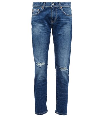 AG Jeans Ex-Boyfriend mid-rise slim jeans in blue