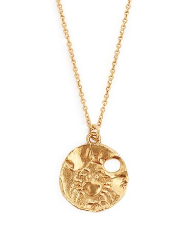 alighieri - cancer gold plated necklace - womens - gold