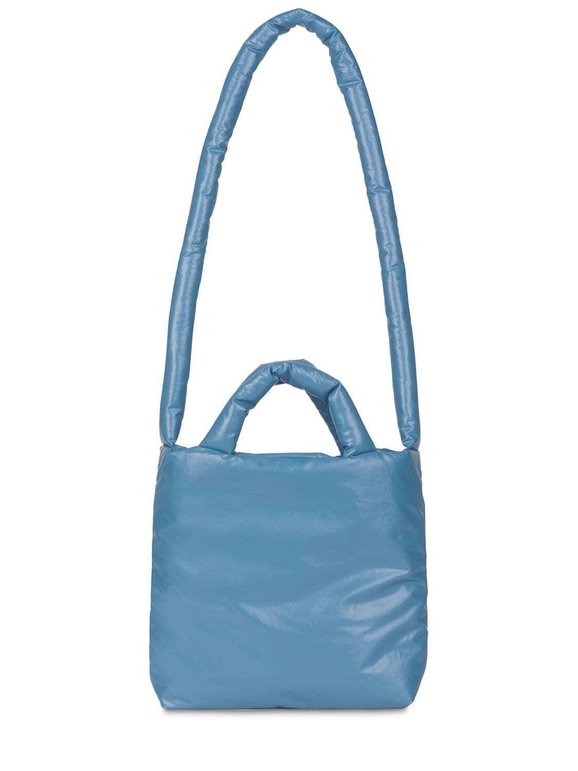 KASSL EDITIONS Small Pillow Oil Tote Bag in blue