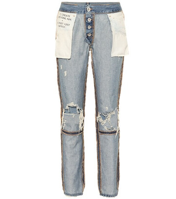 Unravel Inside Out Reverse jeans in blue