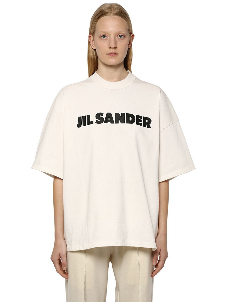 Jil Sander - asymmetric oversized shirt - women - Cotton - 38, White ...