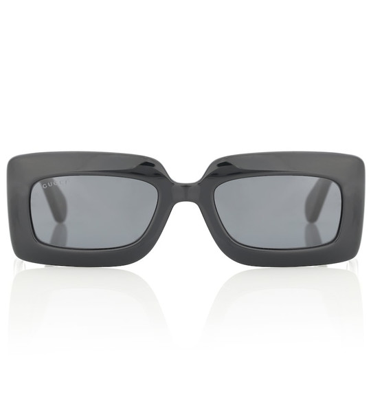 Gucci Double G rectangular sunglasses in black