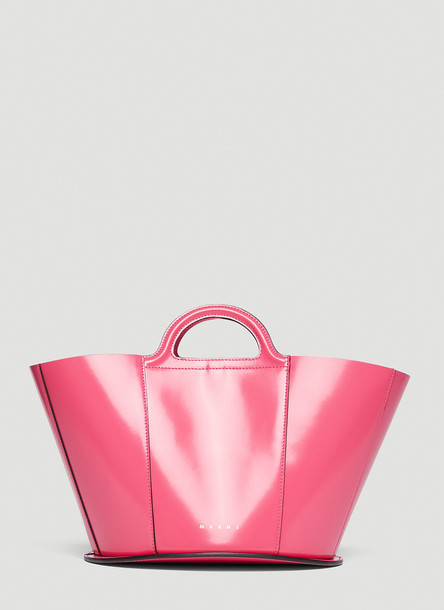 Marni Mini Bucket Bag in Pink size One Size