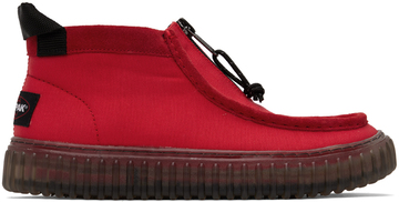 clarks originals red eastpak edition torhill zip boots