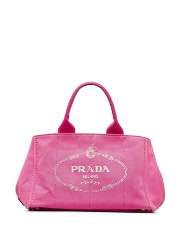 prada pre-owned 2010 canapa tote bag - pink