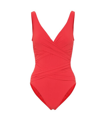 karla colletto basics swimsuit in red