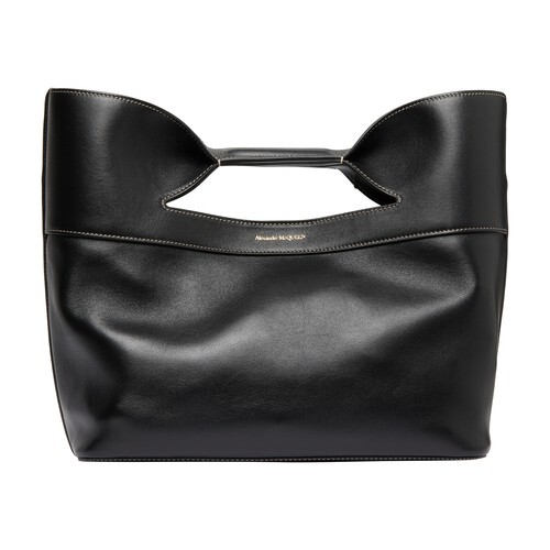 Alexander Mcqueen The Bow small bag in black