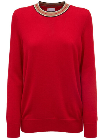 BURBERRY Tilda Cashmere Sweater in red