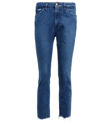 3x1 N.Y.C. Straight Authentic Cropped jeans in blue