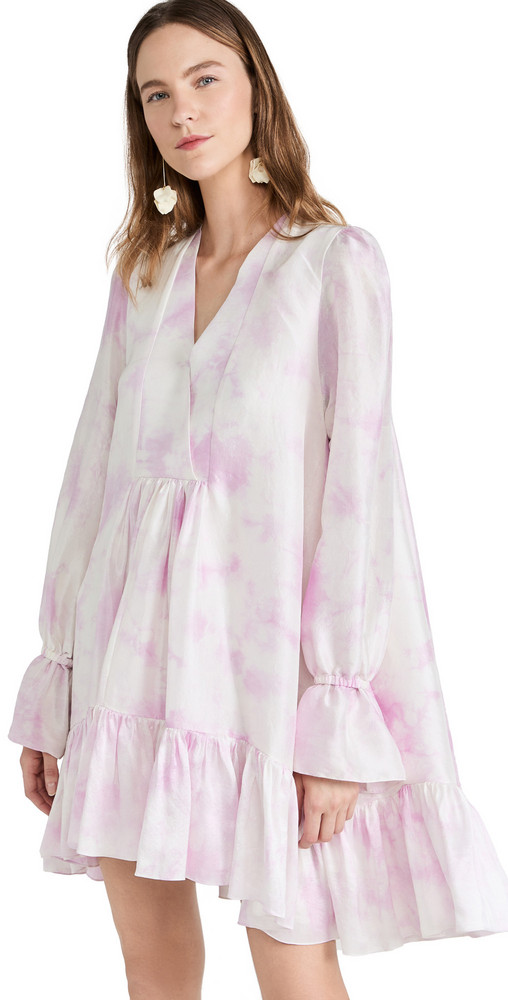 Azeeza Thistle Tie-Dye Dress in lilac