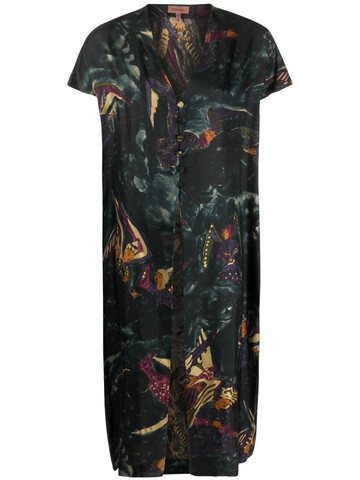 Romeo Gigli Pre-Owned 1990s angel print maxi top in green