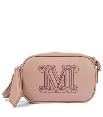 Max Mara Elsa Mini leather bag in pink