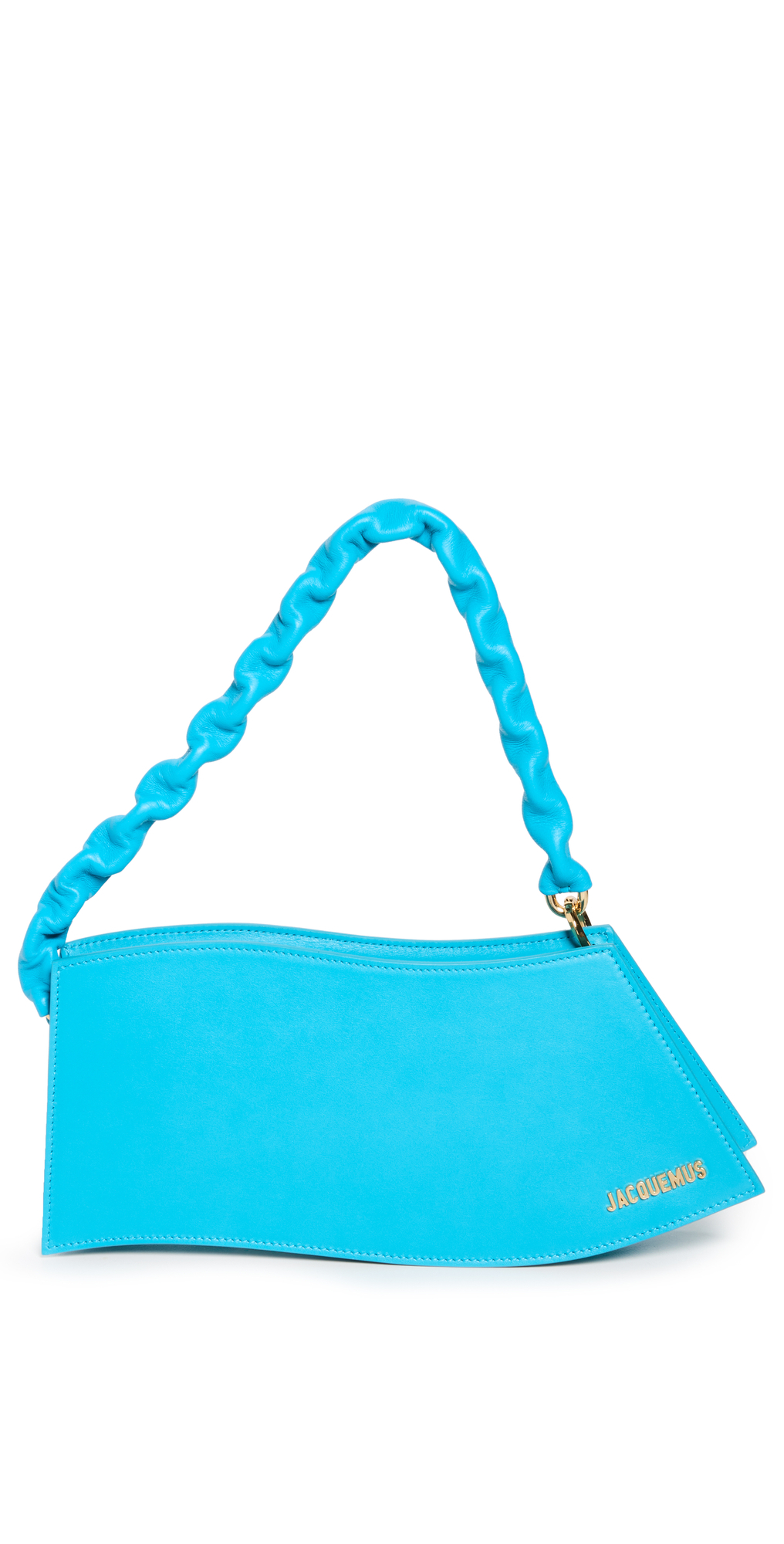 Jacquemus La Vague Shoulder Bag in turquoise