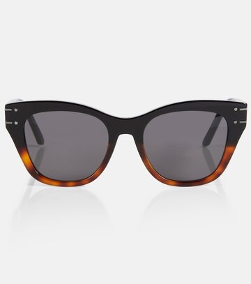 dior eyewear diorsignature b4i cat-eye sunglasses in brown
