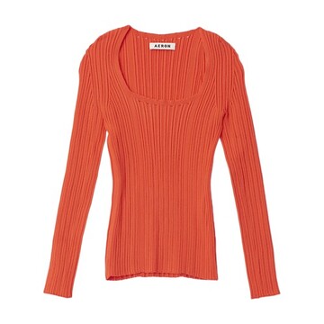 Aeron Finesse - Square Neck Top in red