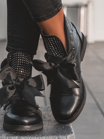 shoes,black,ankle boots