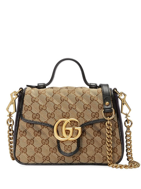 Gucci mini GG Marmont tote bag in brown