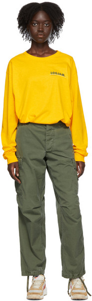Tom Sachs Logjam Long Sleeve T-Shirt in yellow