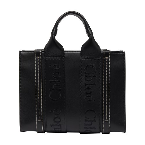 Chloé Woody tote bag in black