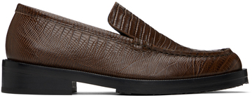 by far brown rafael loafers