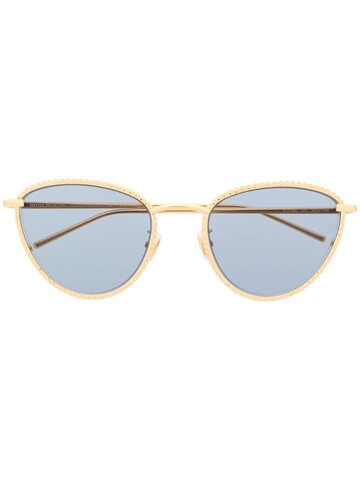 Boucheron Eyewear tinted round frame sunglasses in gold