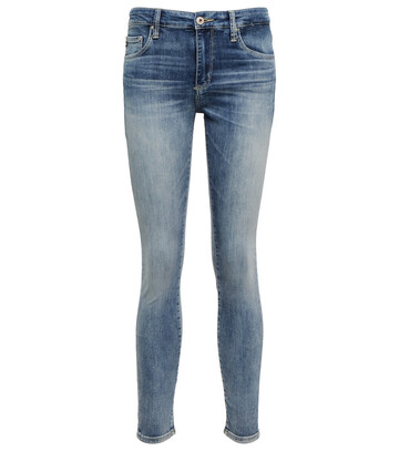 Ag Jeans Farrah Skinny Ankle mid-rise jeans in blue