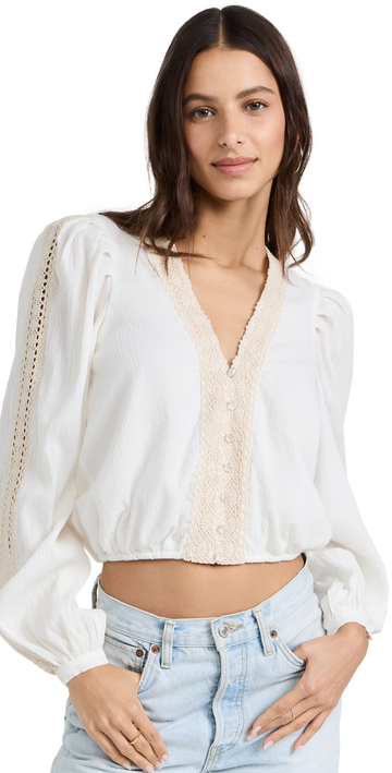 Le Superbe Vacation Ready Blouse in natural