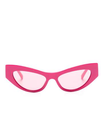 dolce & gabbana eyewear logo cat-eye sunglasses - pink