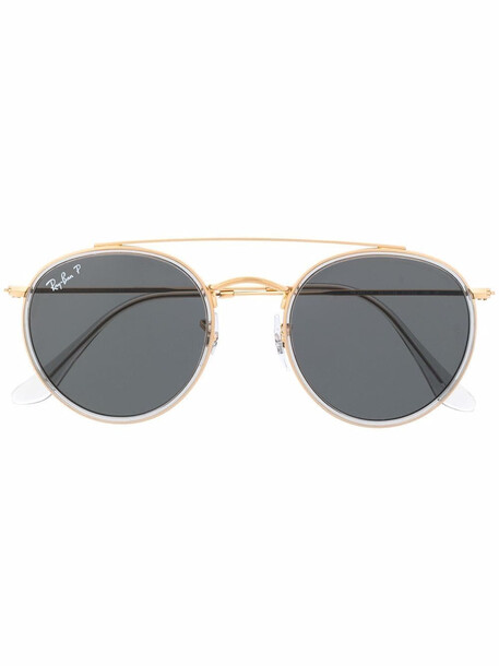 Ray-Ban round double-bridge sunglasses - Gold