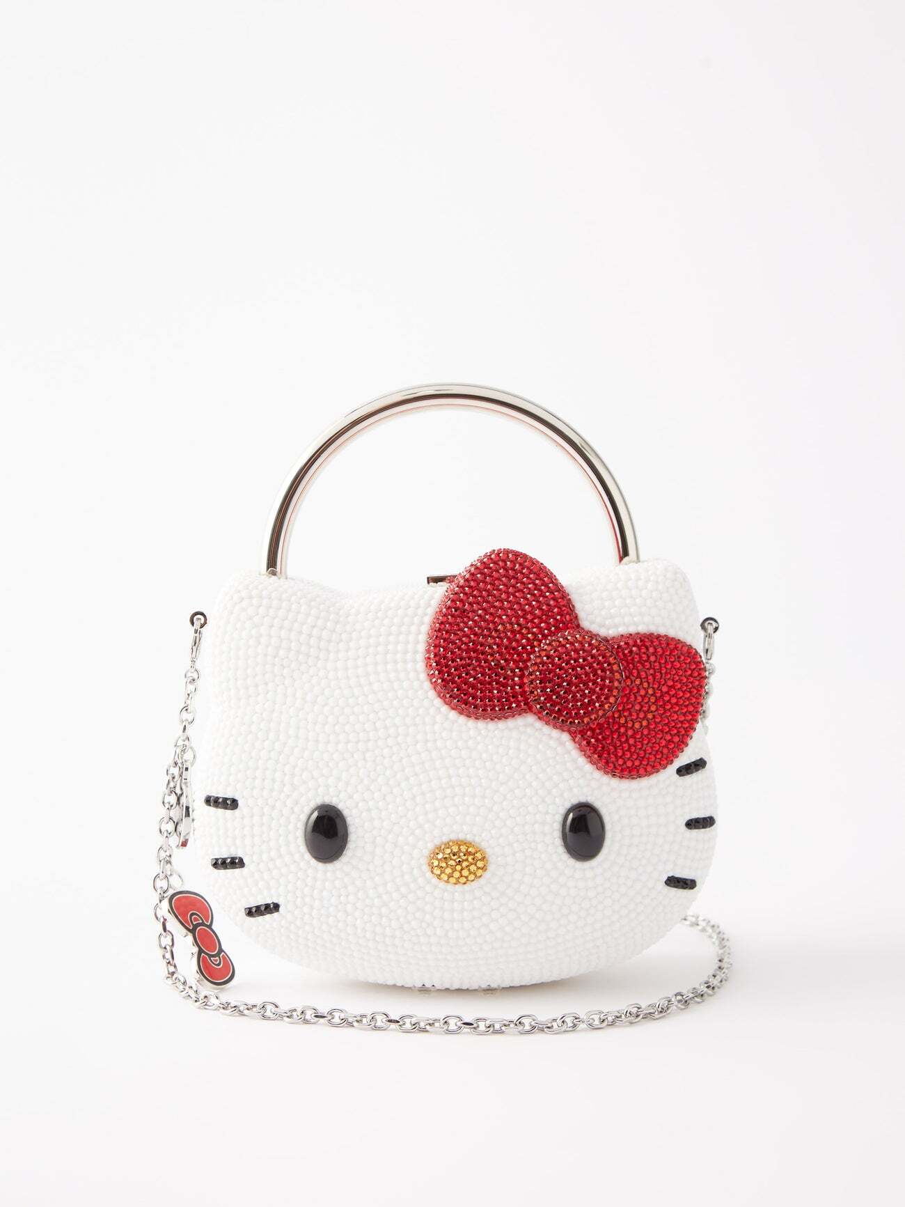 Judith Leiber - X Hello Kitty Crystal-embellished Clutch Bag - Womens - White Multi
