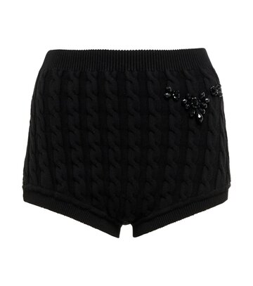 Simone Rocha Embellished shorts in black