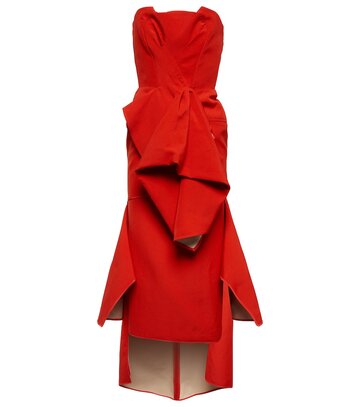 Maticevski Aprise crêpe gown in red