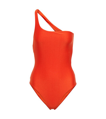 Jade Swim Evolve one-shoulder swimsuit in orange