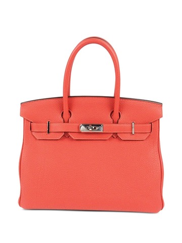 hermès 2014 pre-owned birkin 30 handbag - orange