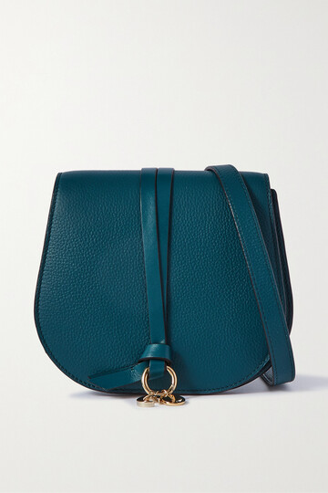 Chloé Chloé - Alphabet Textured-leather Shoulder Bag - Green